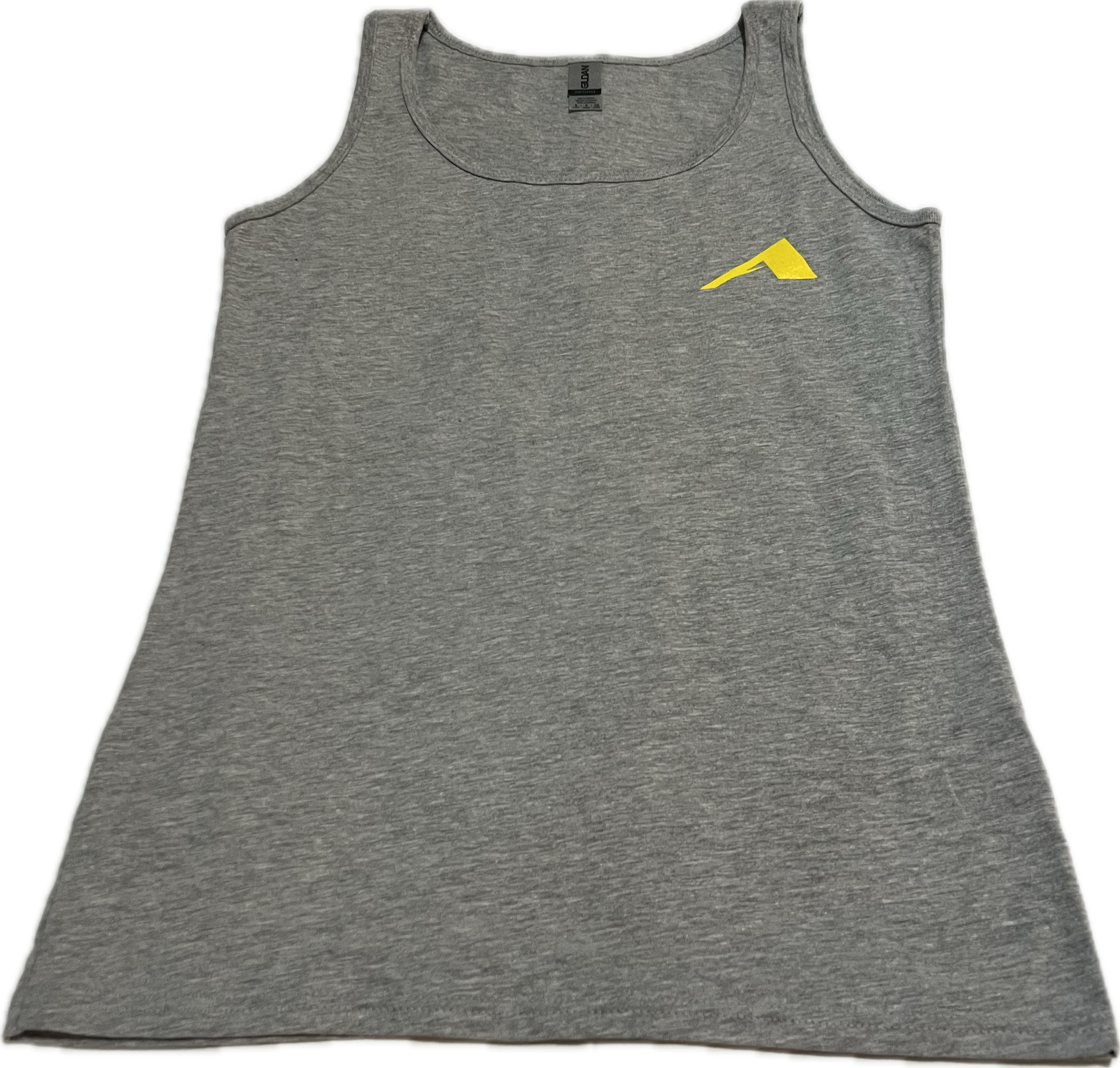 Woman's Anvil Fishing Flag Tank Grey/Yellow image 1