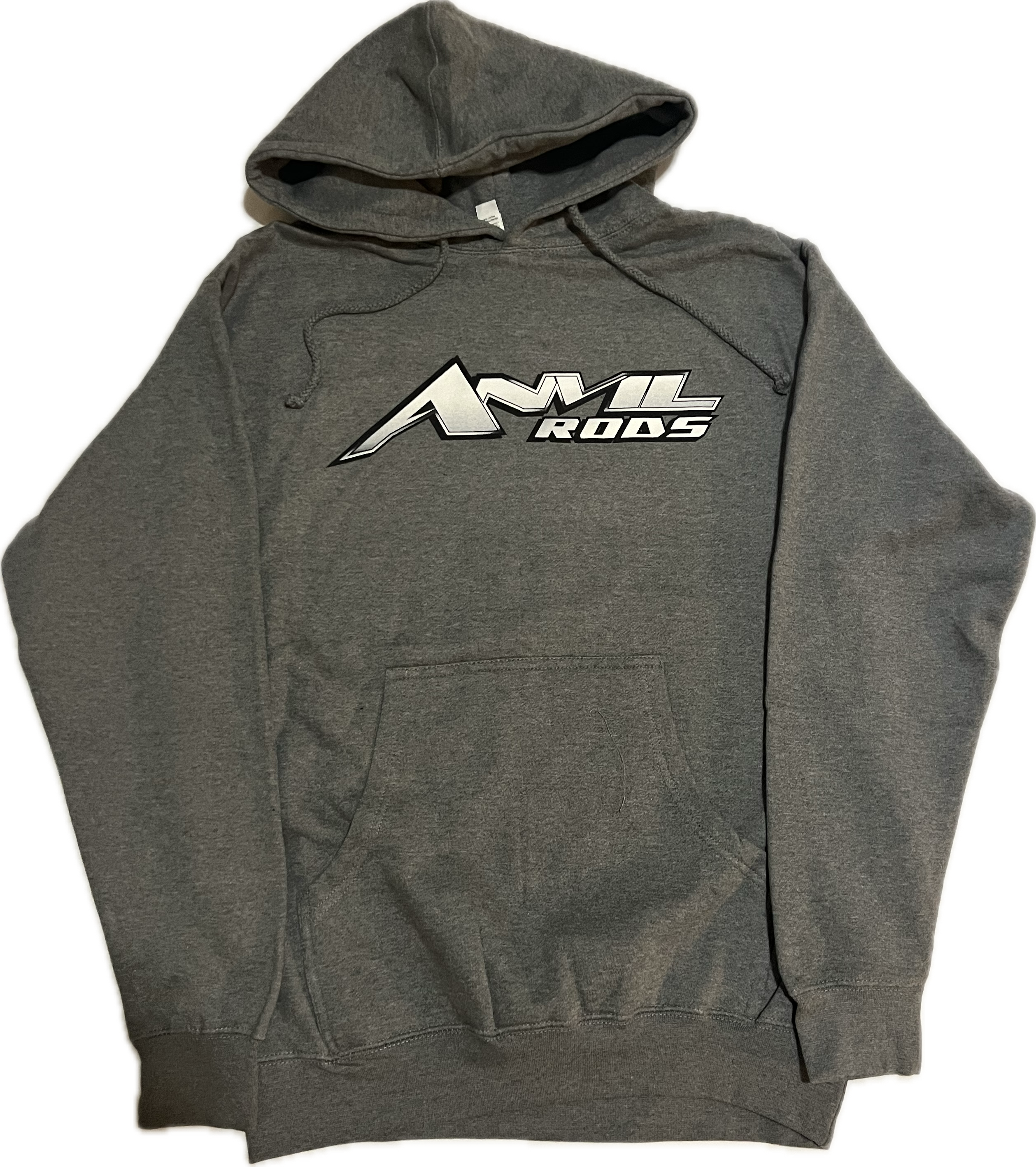 Anvil Rods Logo Grey/Grey Hoodie image 0