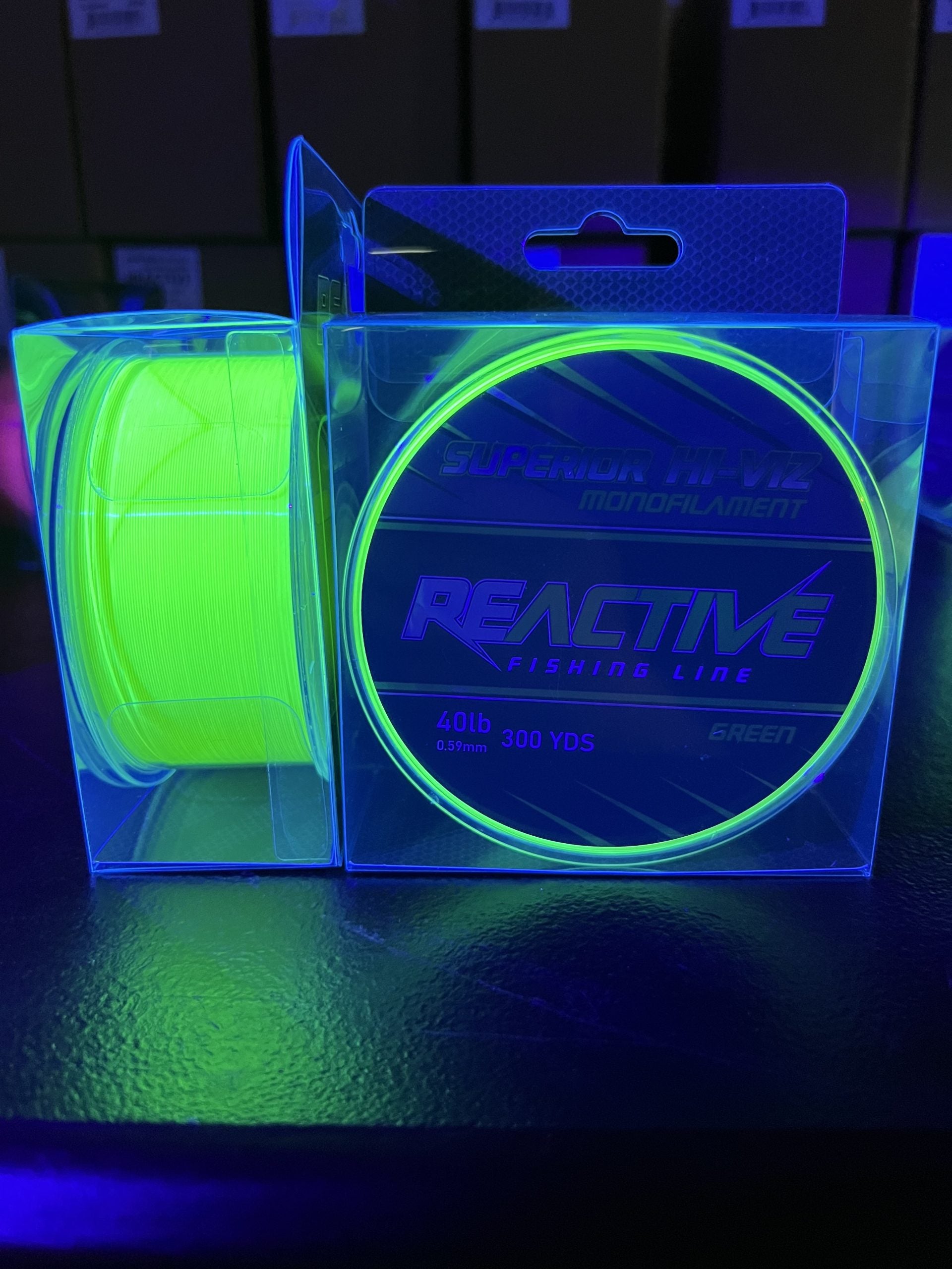 Reactive Green Hi-Viz Monofilament – Anvil Rods