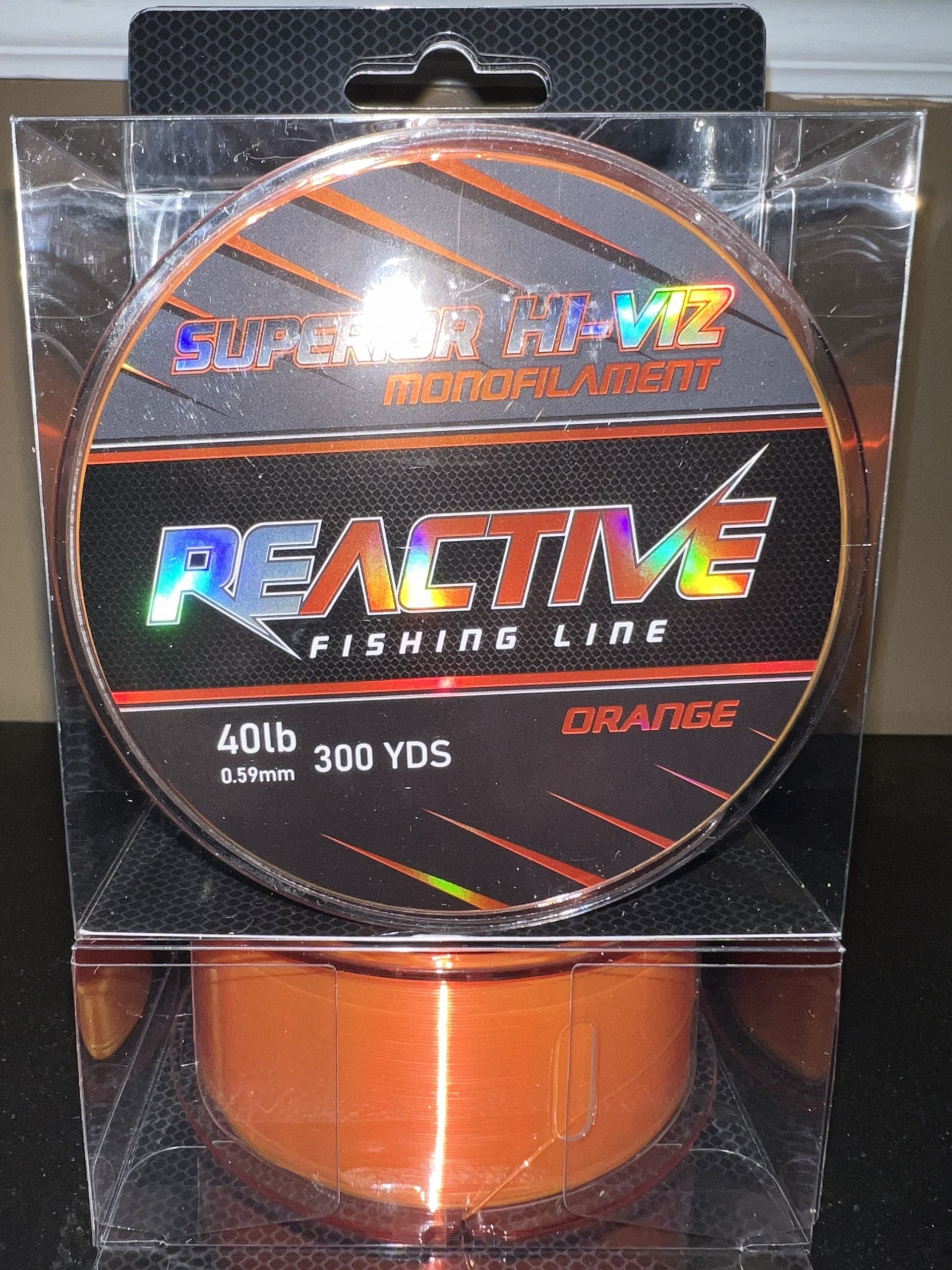 Reactive Orange Hi-Viz Monofilament – Anvil Rods