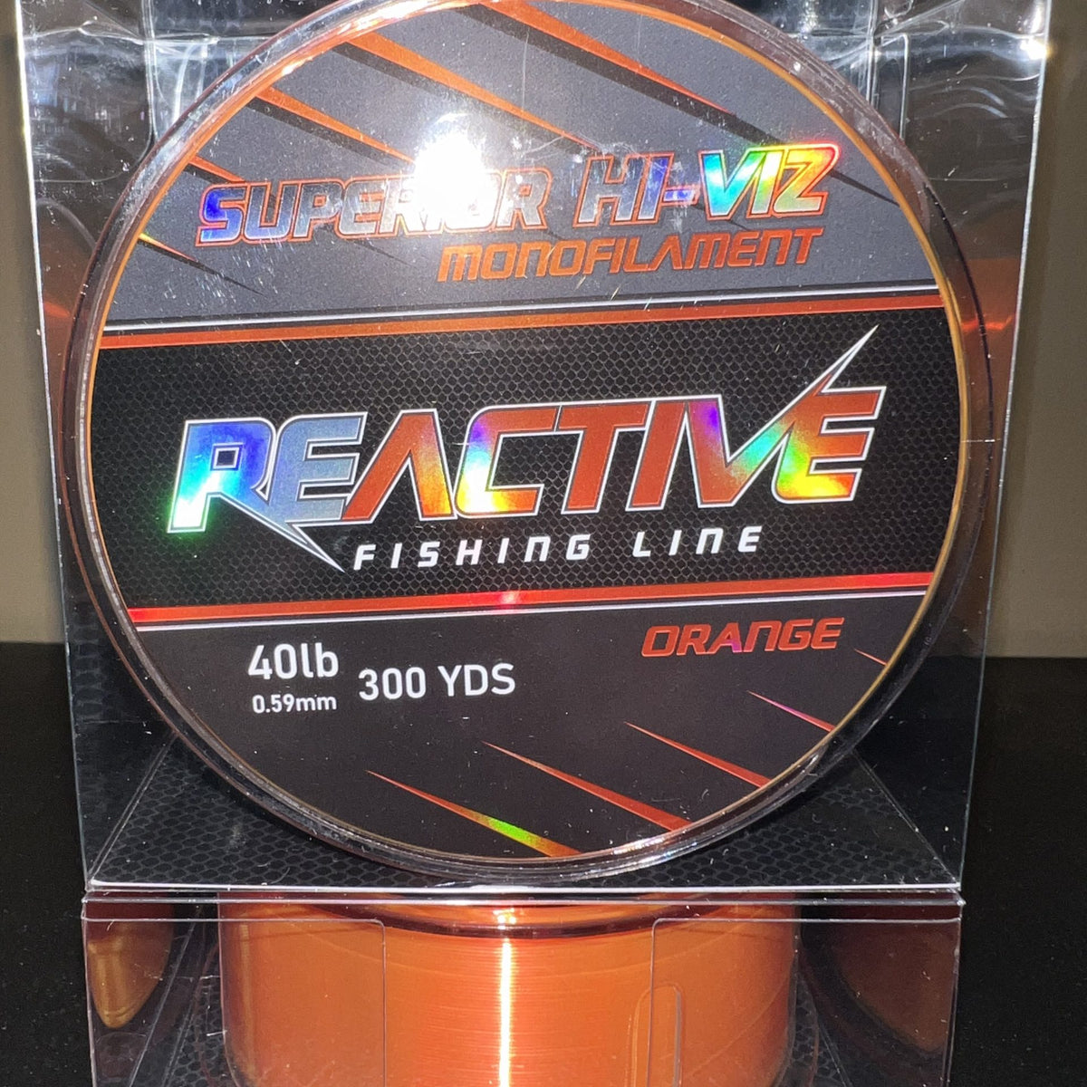 Reactive Orange Hi-Viz Monofilament – Anvil Rods