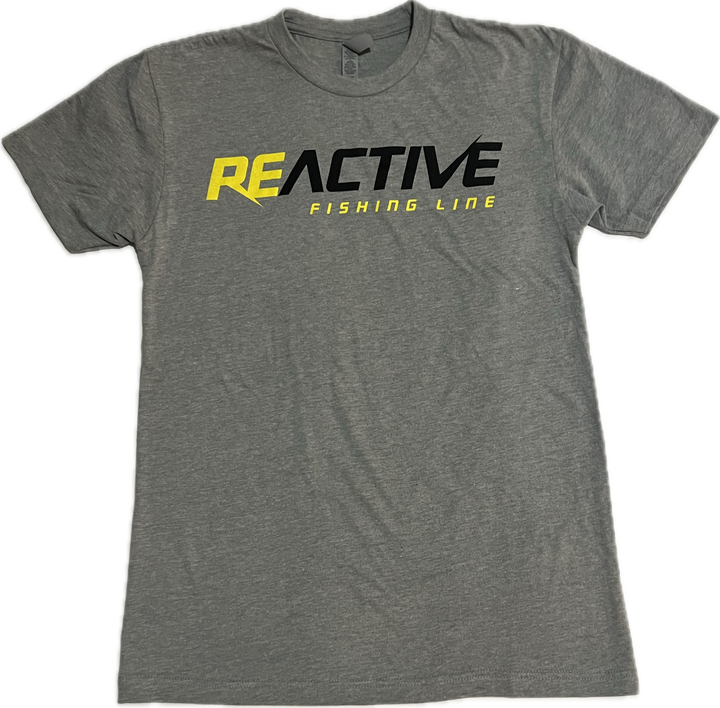 Reactive Logo Tee Grey/Yellow & Black image 0