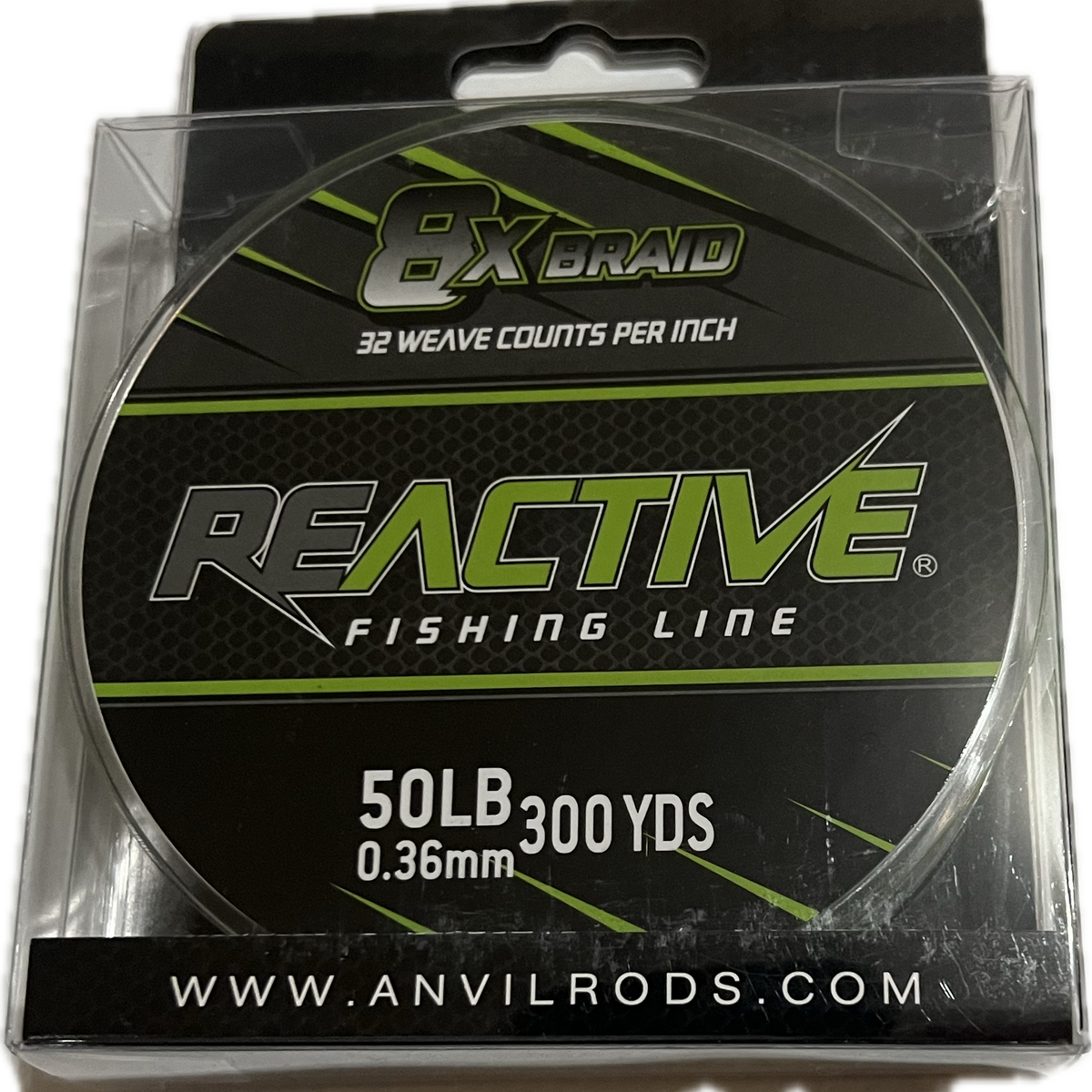 Reactive Fluo Green Braid – Anvil Rods
