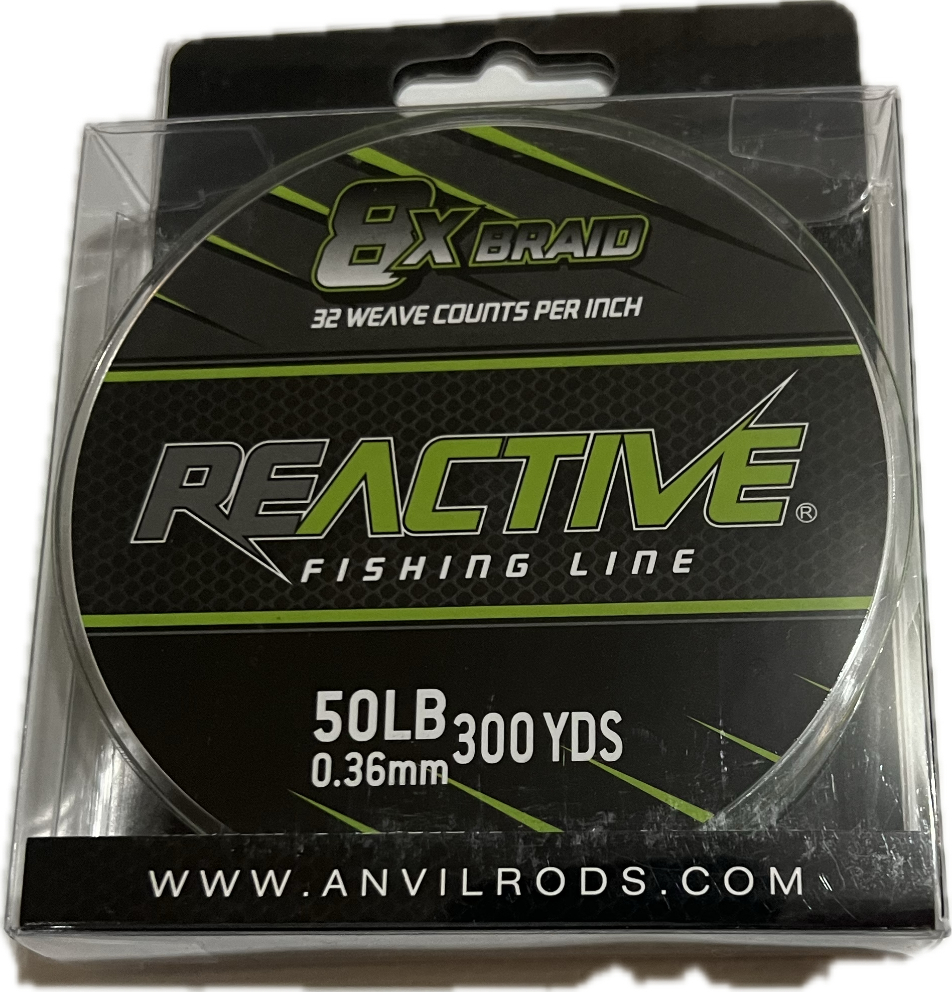 Reactive Fluo Green Braid image 1