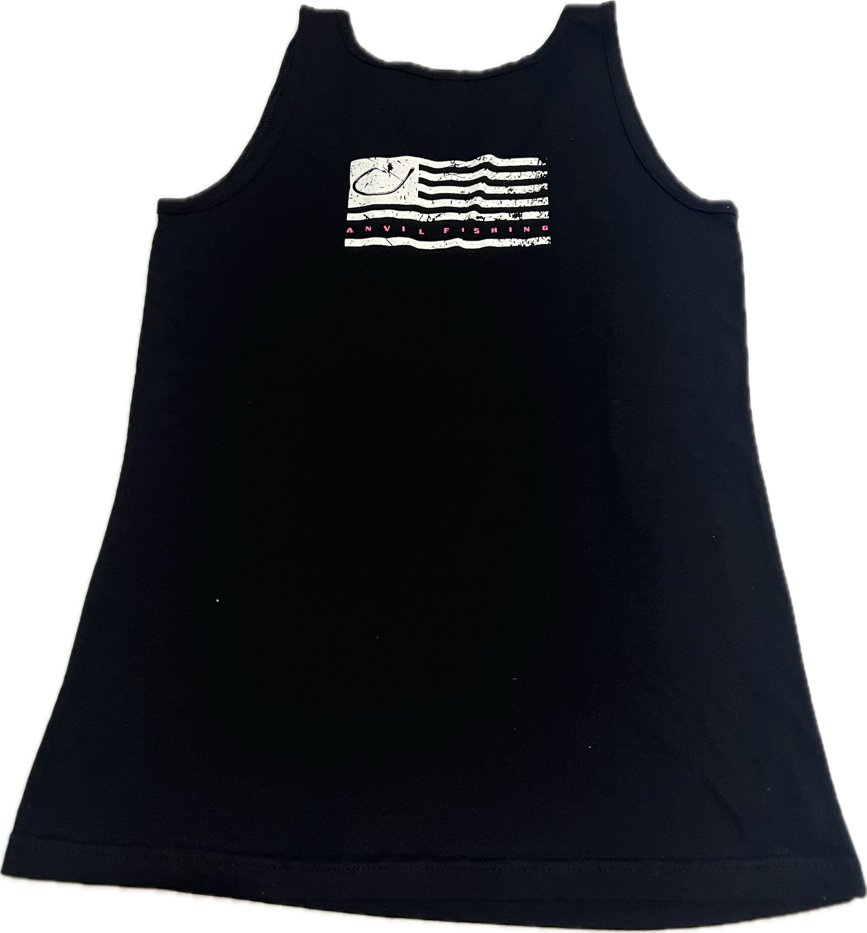 Woman's Anvil Flag Tank Black/Pink image 0