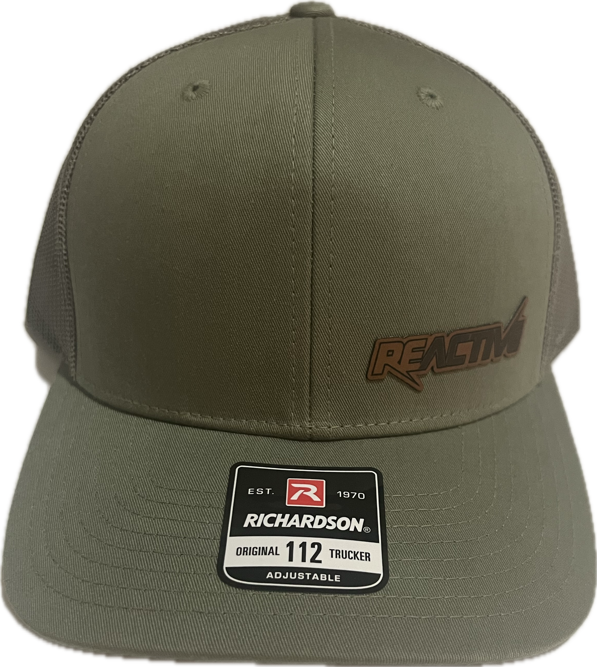 Richardson 112 Loden/Loden Small Reactive Patch Snapback image 0