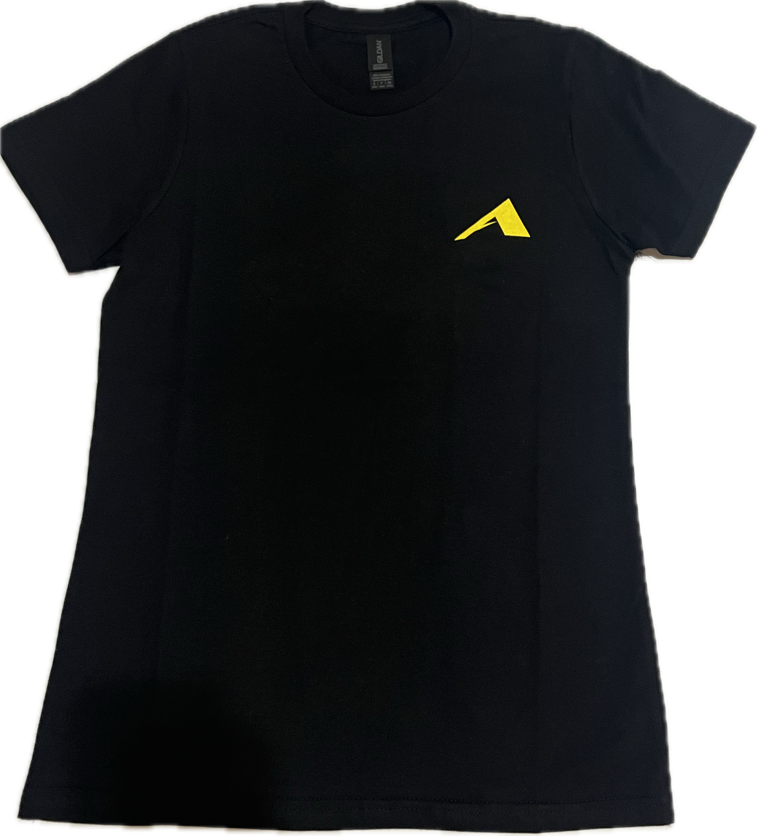 Woman's Anvil Fishing Hook Tee Black/Yellow image 1