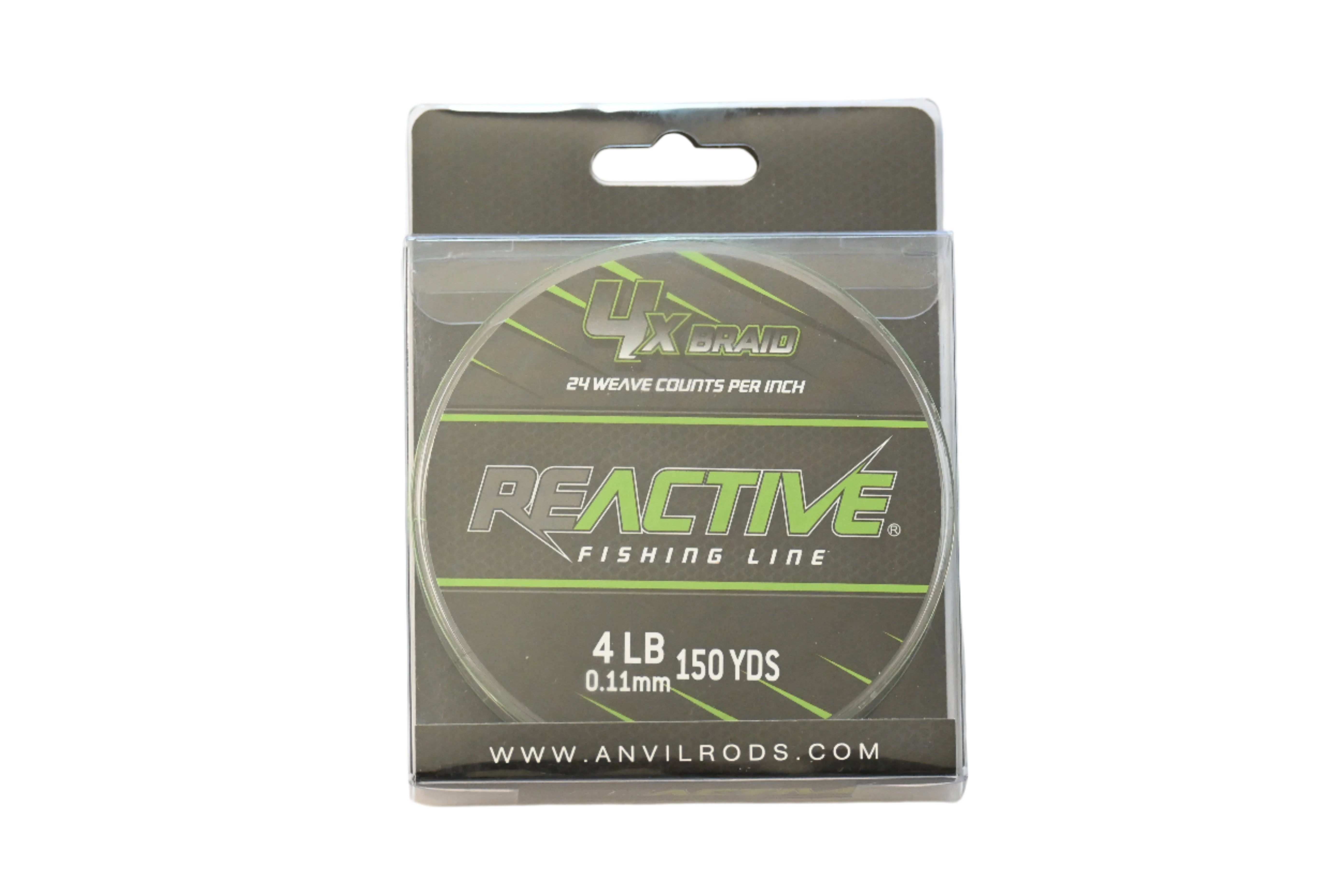 Reactive Fluo Green Braid