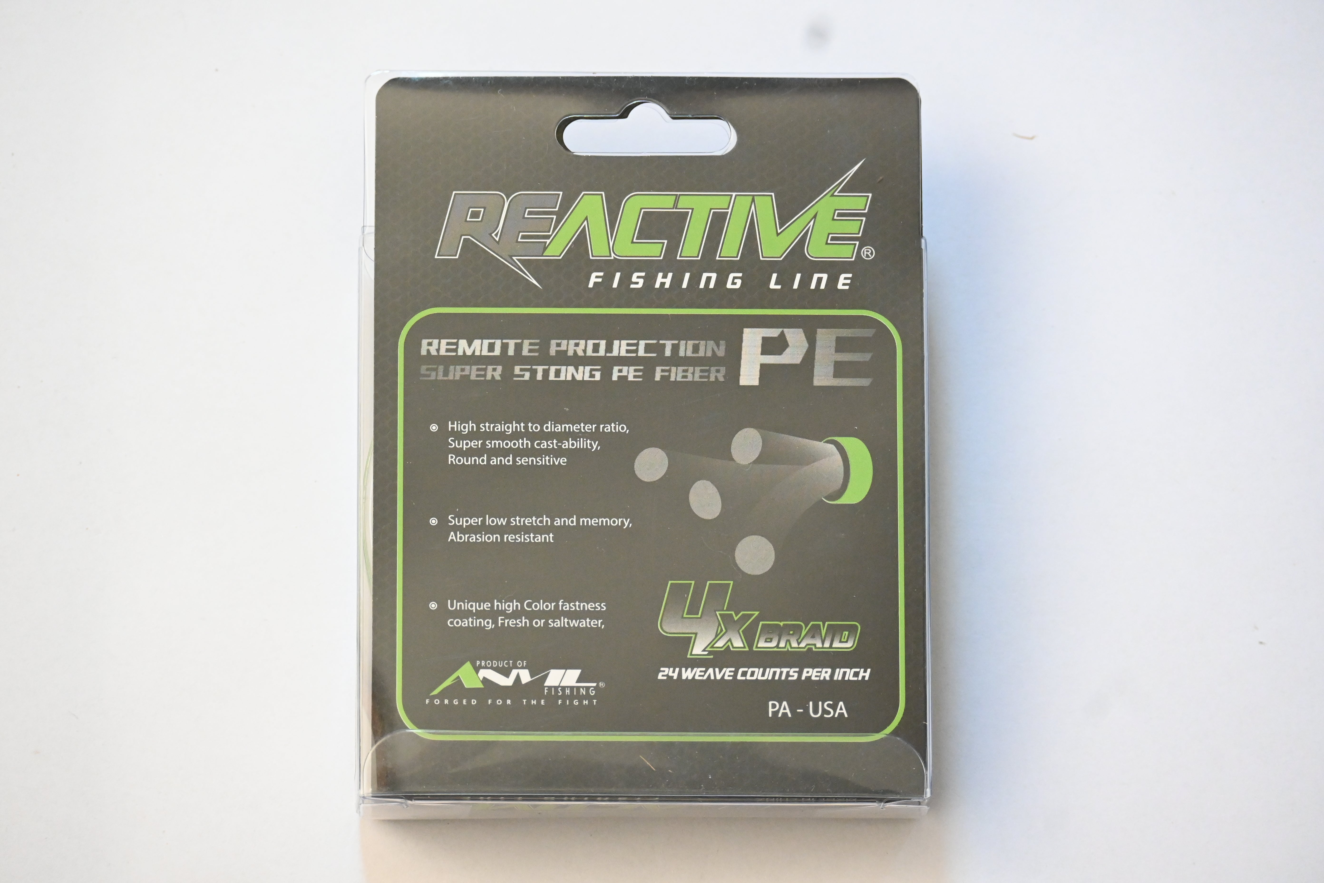 Reactive Fluo Green Braid