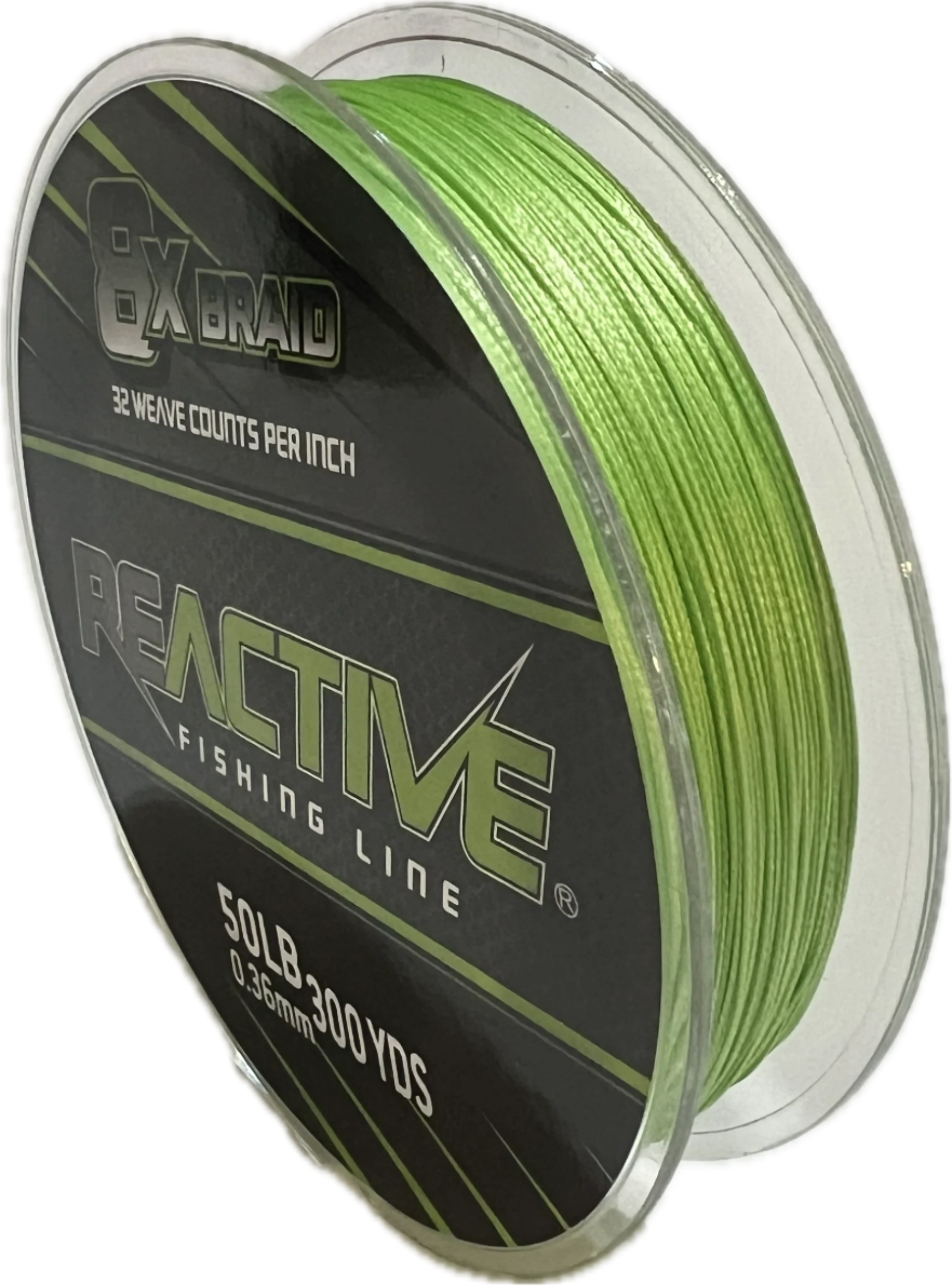 Reactive Fluo Green Braid image 2