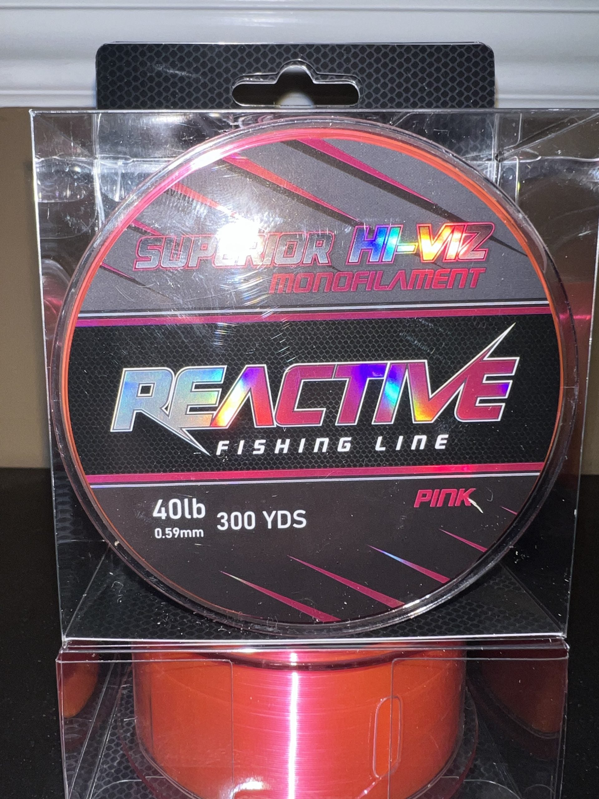 Reactive Pink Hi-Viz Monofilament image 1