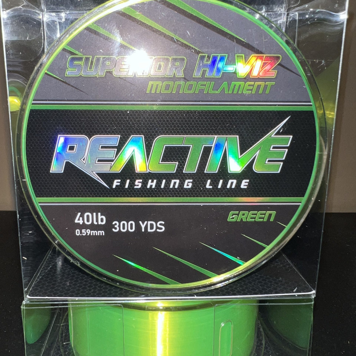 Reactive Green Hi-Viz Monofilament – Anvil Rods