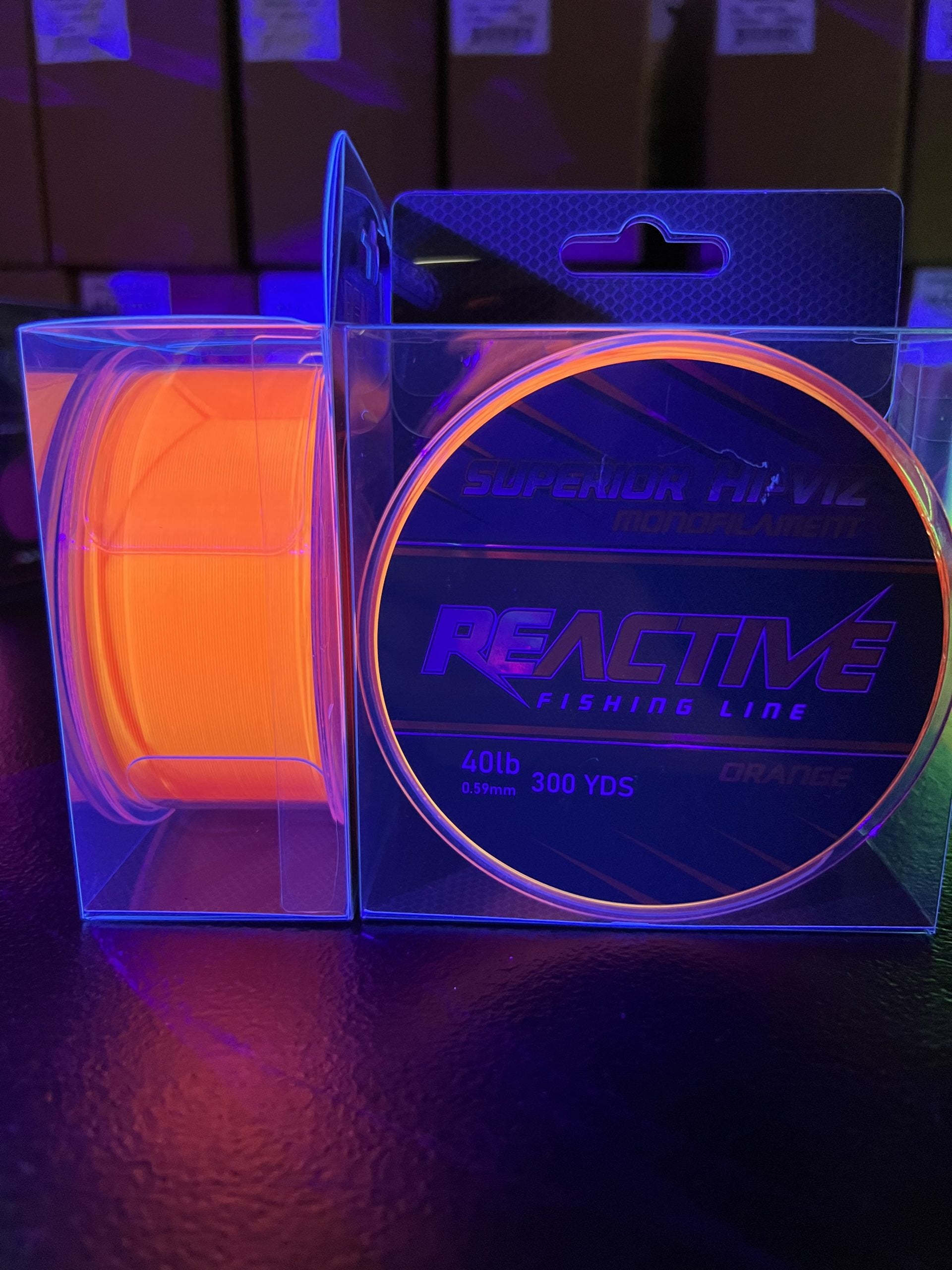 Reactive Orange Hi-Viz Monofilament image 0
